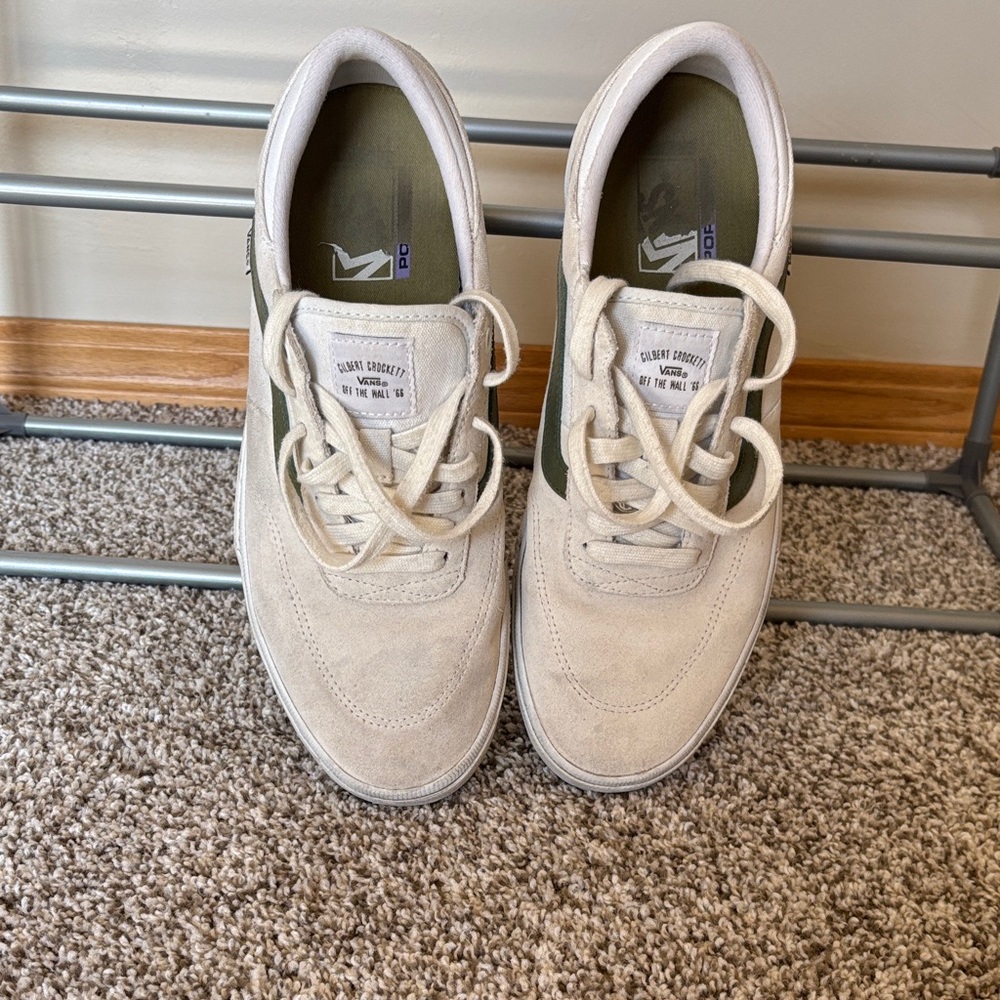 Vans Off The Wall Light Tan Sneakers